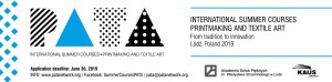 [Take part in] the International Summer Courses - Printmaking and Textile Art (PATA)